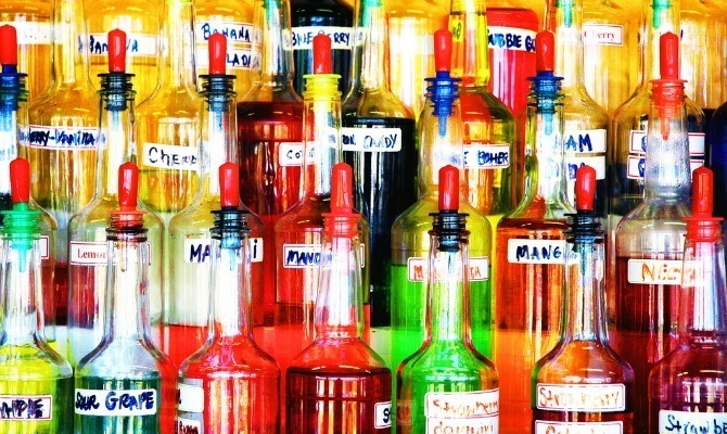 Flavored syrups
